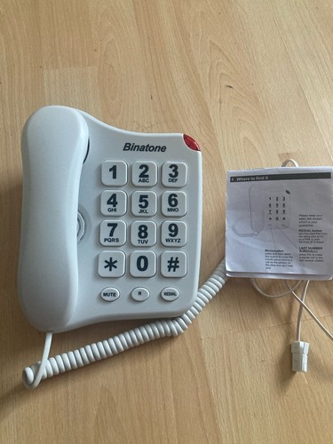 Binatone b110 corded telephone - binatone,